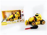 OBL820171 - INERTIA FUNCTION DIY SELF-LOADING BUILDING BLOCKS ENGINEERING CONSTRUCTION BULLDOZER (WITHOUT CHARACTERS)