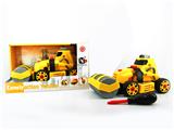 OBL820174 - INERTIAL FUNCTION DIY SELF-LOADING BUILDING BLOCKS ENGINEERING ROLLER (WITHOUT CHARACTERS)