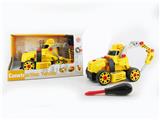 OBL820200 - INERTIA FUNCTION WITH LIGHTING MUSIC DIY SELF-INSTALLED BUILDING BLOCKS ENGINEERING PUNCHER (WITHOUT CHARACTERS)