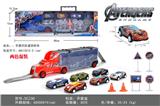 OBL820214 - 货柜滑行拖头车带6只滑行
复仇者联盟铁皮赛车+6块小路标