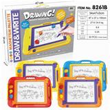 OBL820609 - BLACK AND WHITE TABLET (YELLOW, BLUE, ORANGE AND RED 4 COLORS)