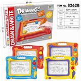 OBL820611 - BLACK AND WHITE TABLET (YELLOW, BLUE, ORANGE AND RED 4 COLORS)