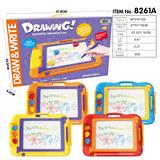 OBL820618 - COLORED WRITING BOARD (YELLOW, BLUE, ORANGE AND RED 4 COLORS)