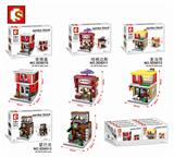 OBL820623 - Streetscape series - 4 mixed styles