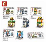 OBL820627 - Streetscape series - 4 mixed styles