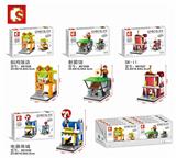 OBL820630 - Streetscape series - 4 mixed styles