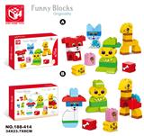 OBL821163 - 益智积木--宠物小伙伴30块