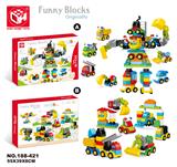OBL821169 - 益智积木--变形机器人93块