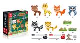 OBL821587 - Golf roll - breaking animal series (18pcs)