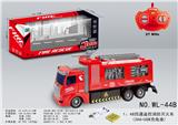 OBL821641 - 1:48四通遥控消防灭火车
(3AA+USB充电座)