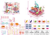OBL821677 - Sound and light water multi-functional color mud to collect the barrel wheat color charge function (no power package 0.5 yuan)