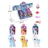 OBL822317 - 我的梦想搪胶精灵马大行李箱带奶瓶梳子发夹剪刀9PC混装