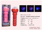 OBL822370 - Electric rotating colorful projection flash music rotary stick