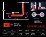 OBL822523 - 折叠双头10灯风车无音乐