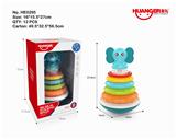 OBL822764 - Elephant Rainbow Circle Stacking Music (Light Music)