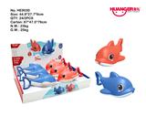 OBL822806 - Draw type dolphin cartoon water gun (6pcs)
