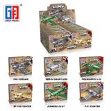 OBL823109 - Puzzle Military Building Blocks Return World War II Combat Aircraft (19-25PCS) 6 hybrids.