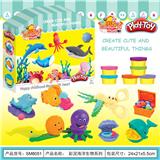 OBL823579 - Marine animals in colored mud