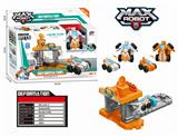 OBL824057 - One flash deformable vehicle (white orange 2 color mix) + ejection table