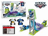 OBL824059 - One flash deformation vehicle (blue and white mixed) + middle track