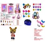 OBL824436 - Surprise NANANA!一代8寸11关节爆枕娃娃