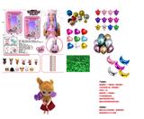 OBL824440 - Surprise NANANA!一代8寸11关节爆枕娃娃
