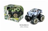 OBL825067 - 迷彩四驱动惯性皮卡越野车