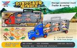 OBL826128 - 12 DINOSAURS IN A CONTAINER TRUCK