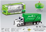 OBL826586 - 1：48美式四通灯光遥控货柜车
