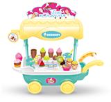 OBL826917 - BLUE ICE CREAM CART