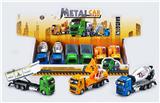 OBL827216 - 1:32 MIXED COLOR RETURN ALLOY ENGINEERING VEHICLE
