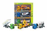 OBL827223 - 1:32 MIXED COLOR RETURN ALLOY ENGINEERING VEHICLE