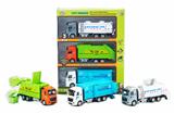 OBL827224 - 1:32 MIXED COLOR RETURN ALLOY CITY CAR