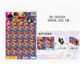 OBL828000 - 20锡袋装3吋荒野战斗5+3张卡片
