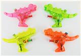 OBL828526 - TRANSPARENT BELT WHISTLE DINOSAUR WATER GUN.