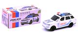 OBL828739 - ELECTRIC 3D LIGHT MUSIC LAND ROVER POLICE CAR.