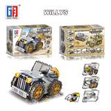 OBL829162 - 益智军事积木美国威利斯（130PCS)可四款混装