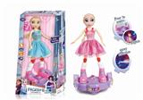 OBL829312 - ELECTRIC OMNIDIRECTIONAL BALANCE CAR SNOW ICE PRINCESS SPRAY LIGHTING MUSIC