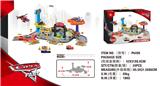 OBL829891 - TRACK PARKING LOT WITH 1 AIRCRAFT AND 4 VEHICLES