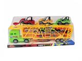 OBL830210 - 惯性三层车载3只工程车+5只车仔