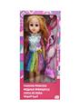 OBL830296 - 18 INCH LIVE EYE LONG CURLY HAIR BLUE EYE RUSSIAN BELT ACCESSORIES IC FASHION GIRL.