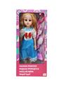 OBL830302 - 18 INCH LIVE EYE LONG CURLY HAIR BLUE EYE RUSSIAN BELT ACCESSORIES IC FASHION GIRL.
