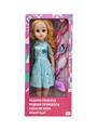 OBL830309 - 18 INCH LIVE EYE LONG CURLY HAIR BLUE EYE RUSSIAN BELT ACCESSORIES IC FASHION GIRL.