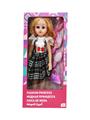OBL830312 - 18 INCH LIVE EYE LONG CURLY HAIR BLUE EYE RUSSIAN BELT ACCESSORIES IC FASHION GIRL.