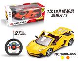 OBL831806 - 1:18兰博基尼有顶遥控
车开四门