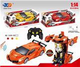 OBL831844 - 1：14/标准2.4G兰博基
尼变形感应遥控车