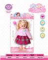 OBL832237 - 16 inch cotton body female doll with comb