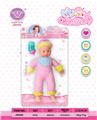 OBL832240 - 16 inch cotton body male doll with bottle