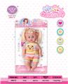 OBL832245 - 14 empty female doll with hairpin and rubber band