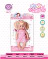 OBL832247 - 14 empty female doll with hairpin and rubber band